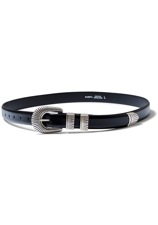 Tirelo Pelle Belt Black