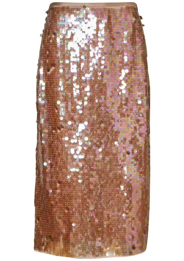 Miller Skirt Sequin Tawny