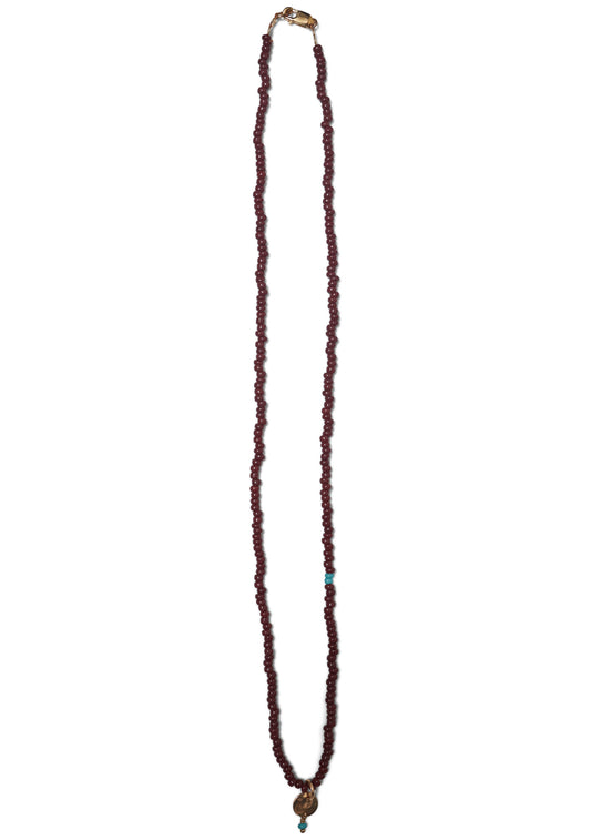 Mini Murano Brown Necklace