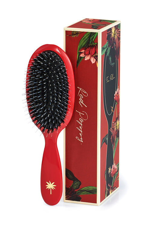 Poppy Red Hair Brush Medium
