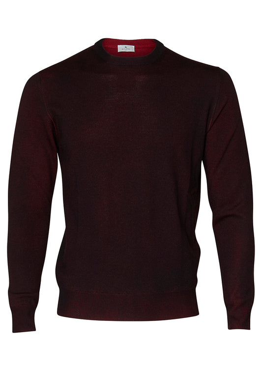 Dark Burgundy Long Sleeve Sweater