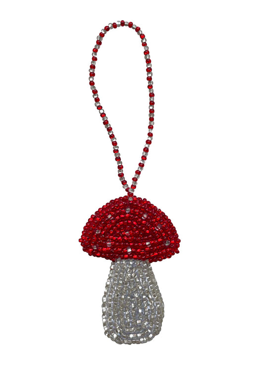 Red Mushroom Christmas Ornament