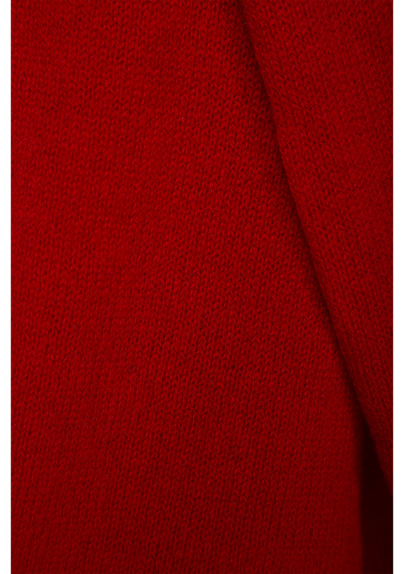 Red Cashmere Scarf Large