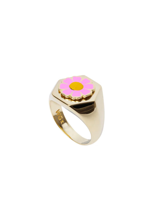 Pink Daisy Ring