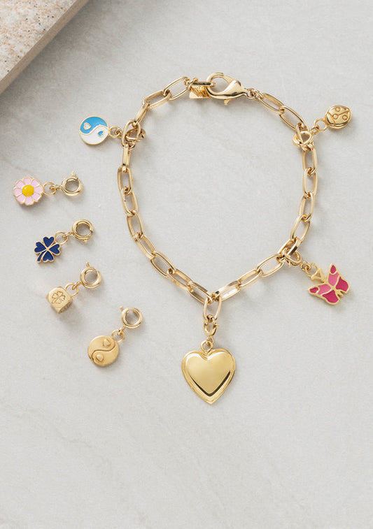 DIY Small Gold Charm