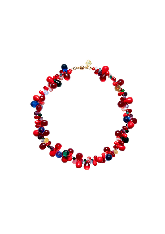 Grape Necklace Ruby