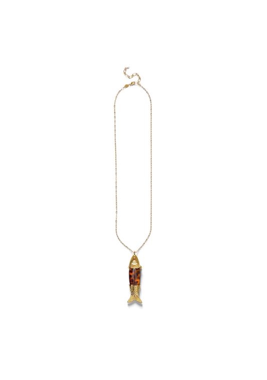 Big Catch Necklace Gold