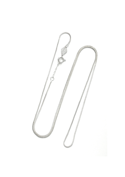 Box Chain Necklace Silver