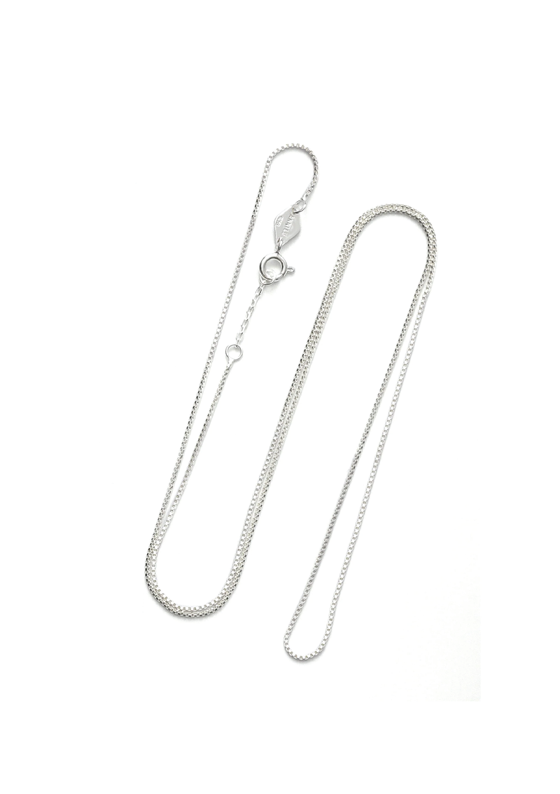 Box Chain Necklace Silver