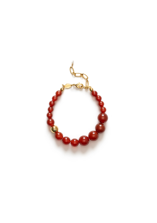 Float Bracelet Red Jade
