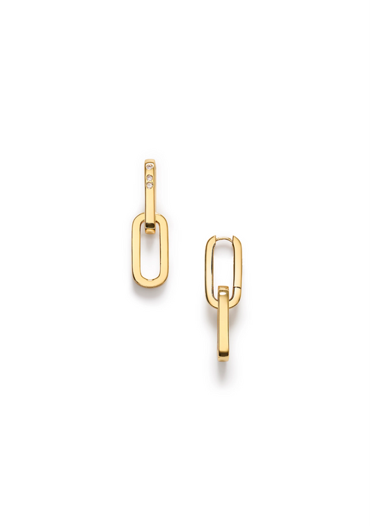 Golden Link Earrings