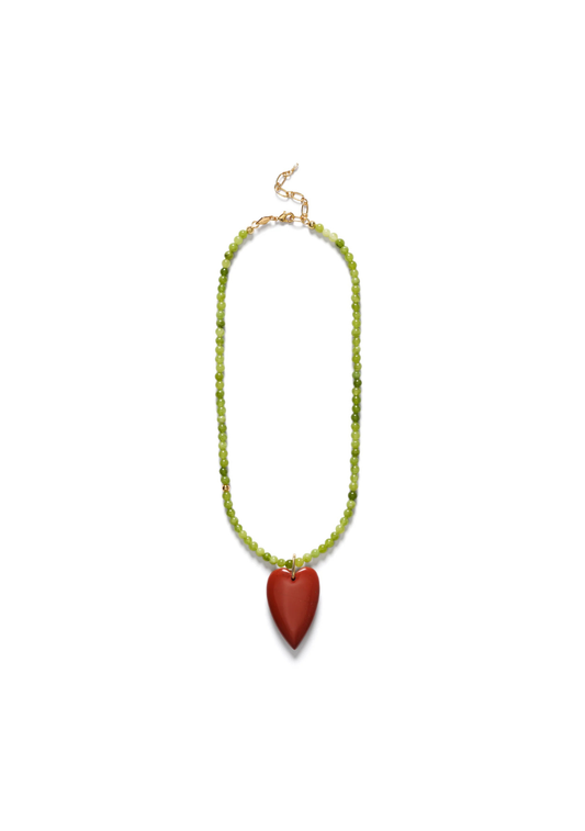 Grasshopper Necklace Avocado Oil