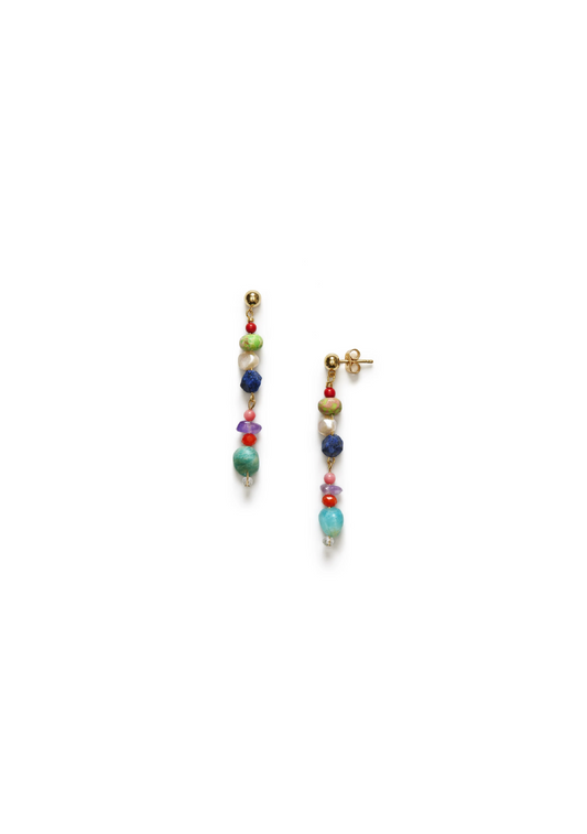 Rock My World Earring Gold