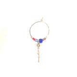Amara Hoop Blue Mix