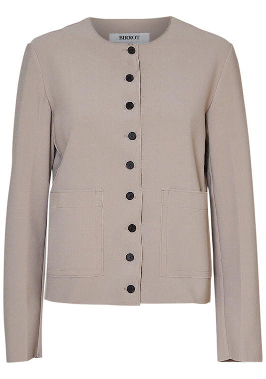 LAY2 Roundneck Jacket Sand