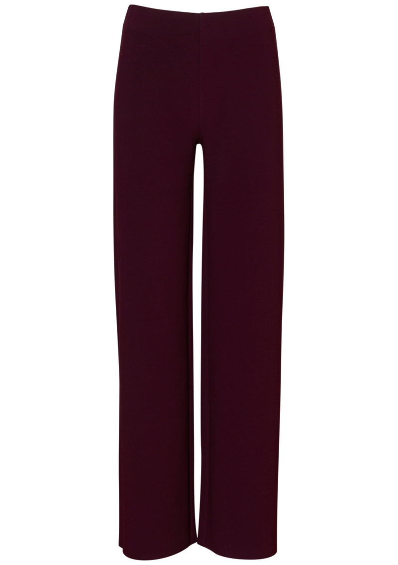 LAY2 Straight Trousers Maroon