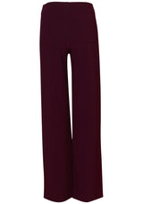 LAY2 Straight Trousers Maroon