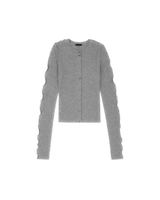 Line Cardigan Light Grey