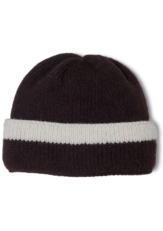 Matilde Beanie Espresso/Ivory
