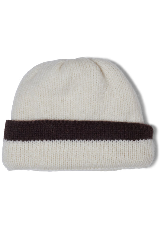 Matilde Beanie Ivory/Espresso