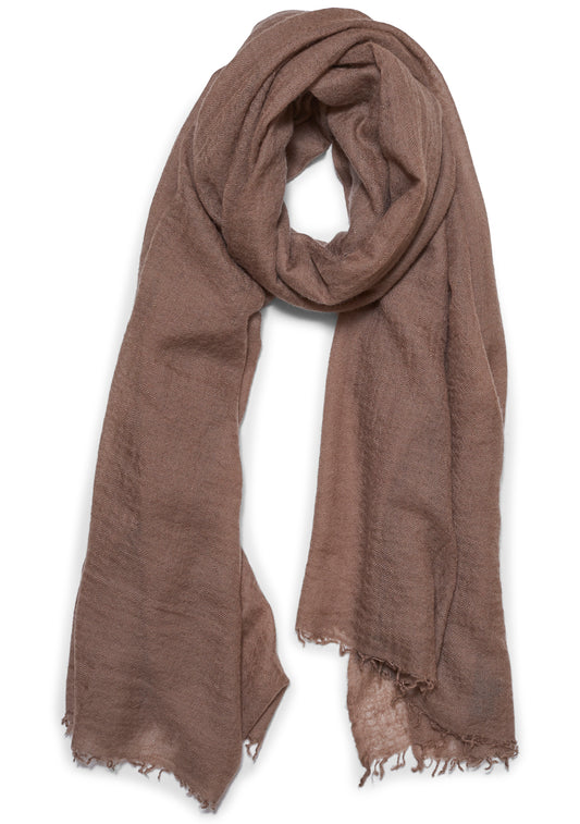 Cashmere Scarf Walnut