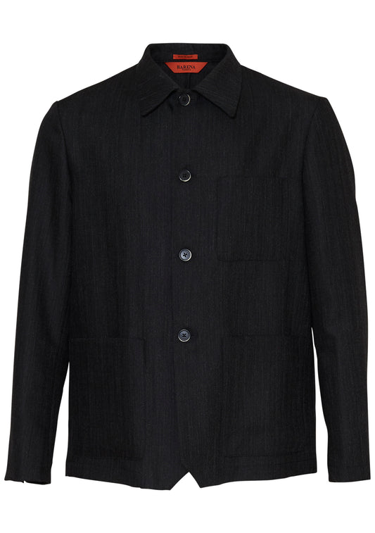 Visal Dile Overshirt Anthracite
