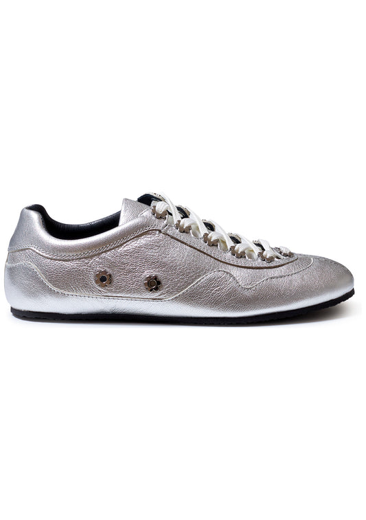 Blaise Stud Sneakers Silver