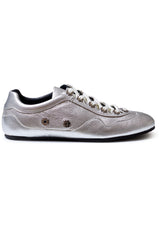 Blaise Stud Sneakers Silver