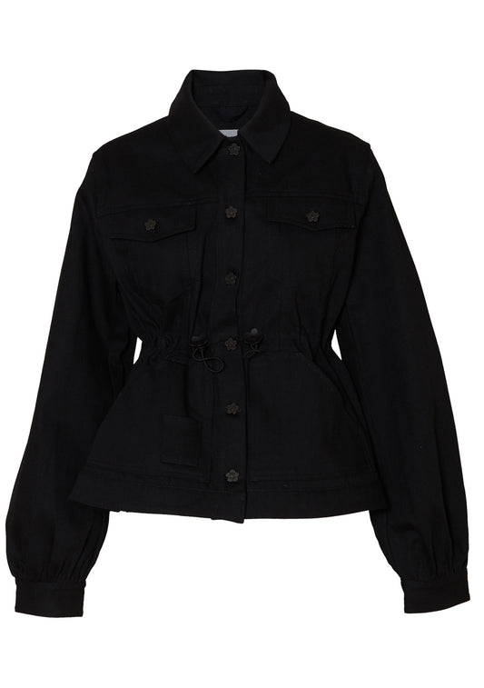 Candida Denim Jacket Black