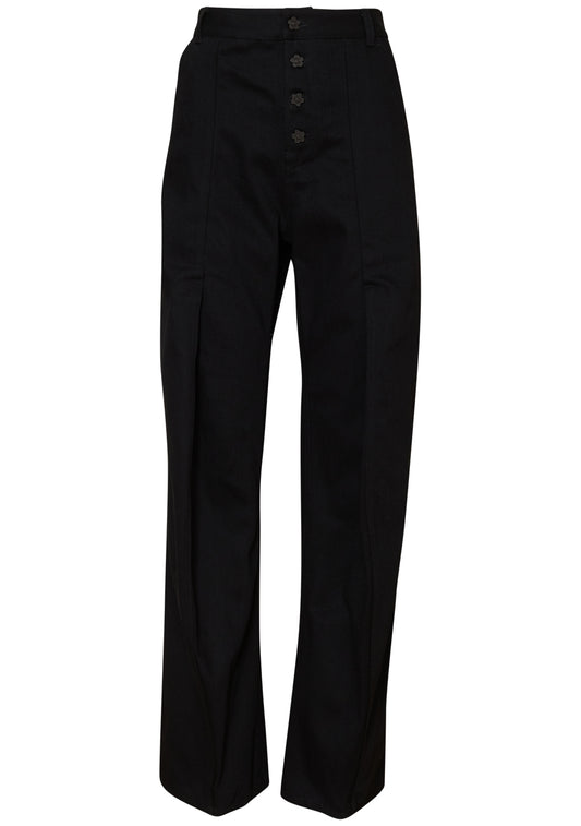 Carmela Denim Trousers Black