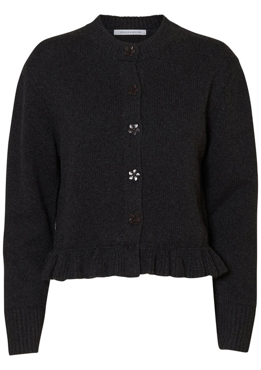 Fibbie Cardigan Charcoal Grey