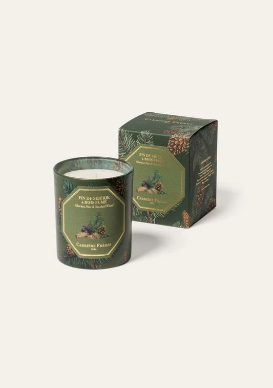 Pine  & Smoked Wood Christmas Scented Candle