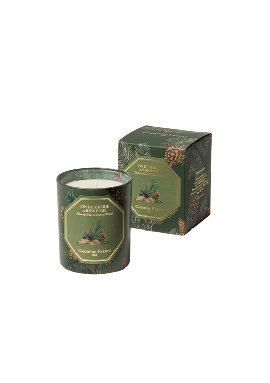 Pine  & Smoked Wood Christmas Scented Candle