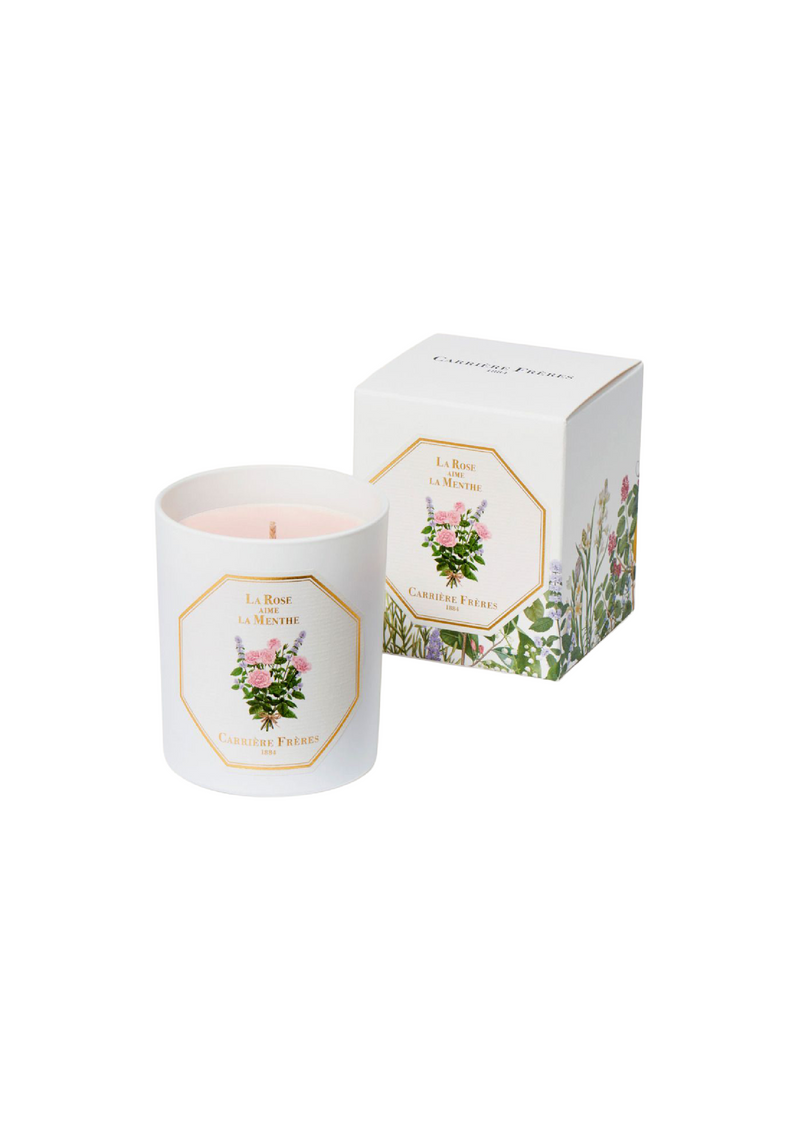 Rose Mint Scented Candle