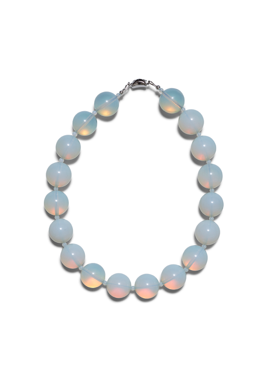 Opal Moon Necklace
