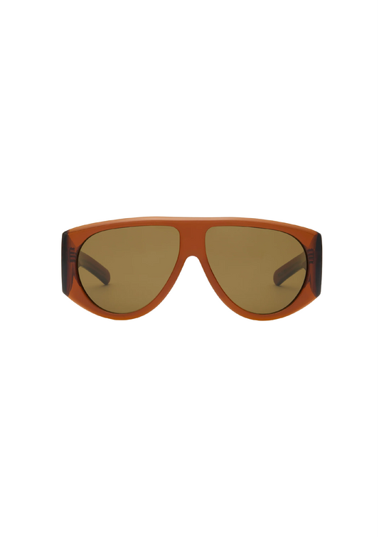 Berlyn Crystal Brown/Solid Brown Lens