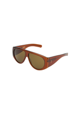 Berlyn Crystal Brown/Solid Brown Lens
