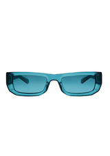 Bricktop Crystal Teal Blue Sunglasses