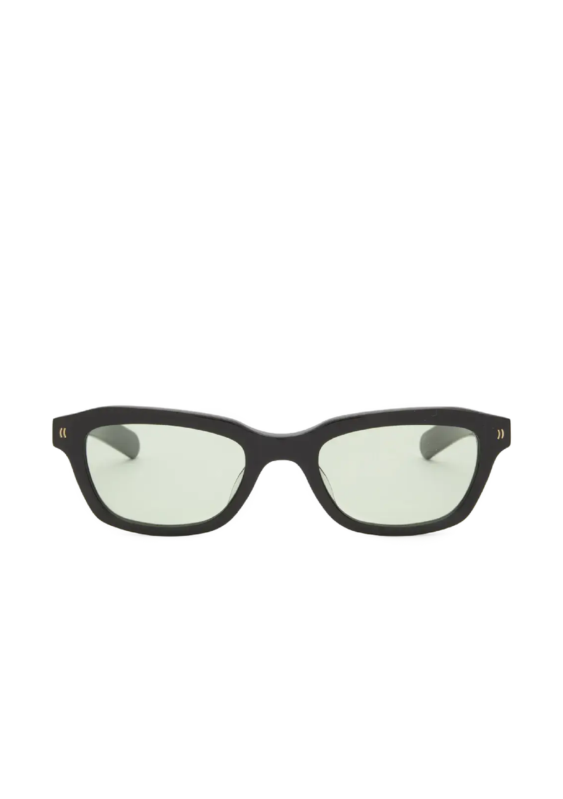 Clint Solid Brown/Chill Out Green Lens Sunglasses