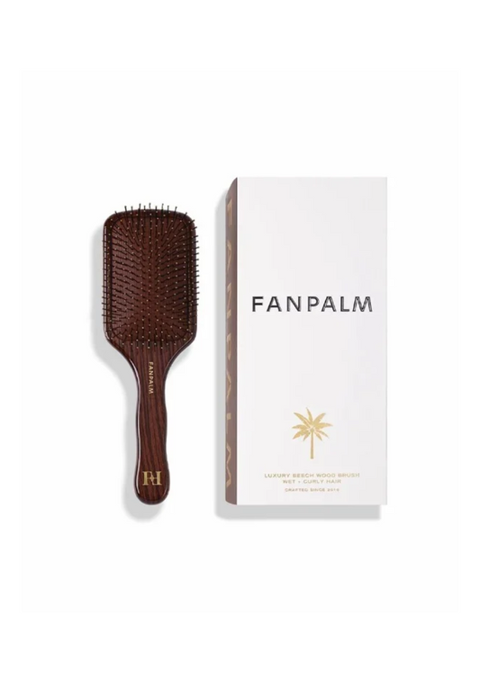 Beech Wood Wet Ebony Brown Hair Brush