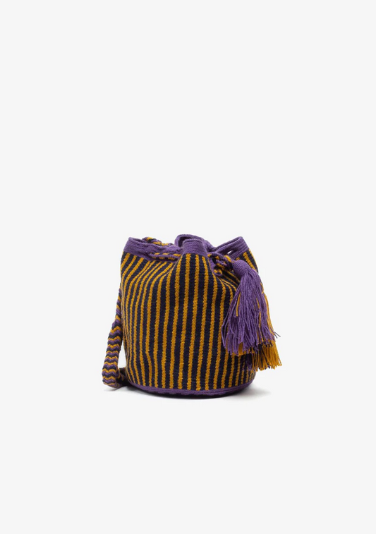 Aurora Crossbody Bag Mauve & Yellow