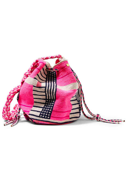 Blackbird Mitra Bag Dark Blue & Fuchsia