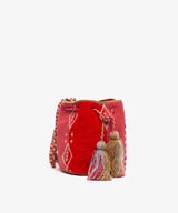 Cockatoo Crossbody Bag Red & Pink