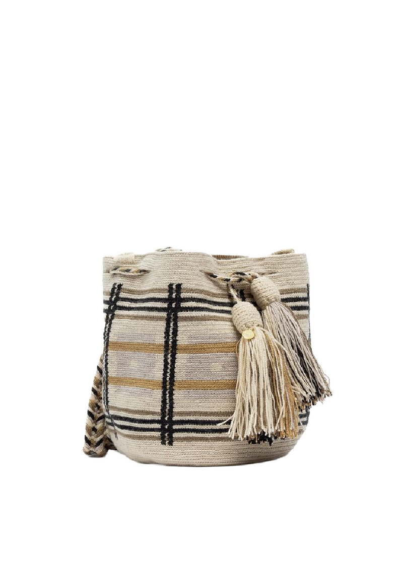 Violet Crossbody Bag Beige & Sage Green