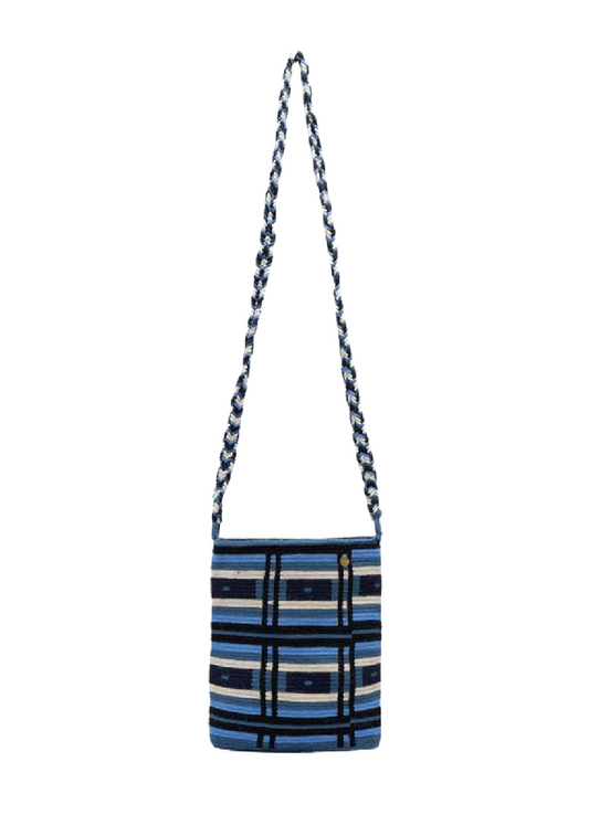 Violet Opera Bag Navy Blue & Black