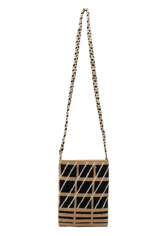 Wisteria Opera Bag Black & Camel