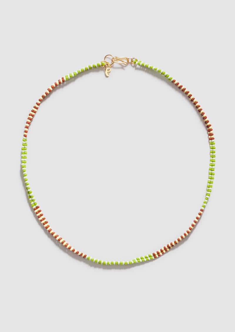 Green Brown Double Necklace