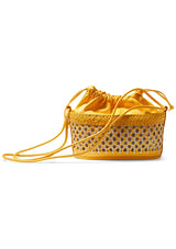 Gaia Bucket Bag Yellow/Cream