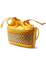 Gaia Bucket Bag Yellow/Cream