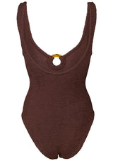 Celine Hoop Swim Metallic Chocolate